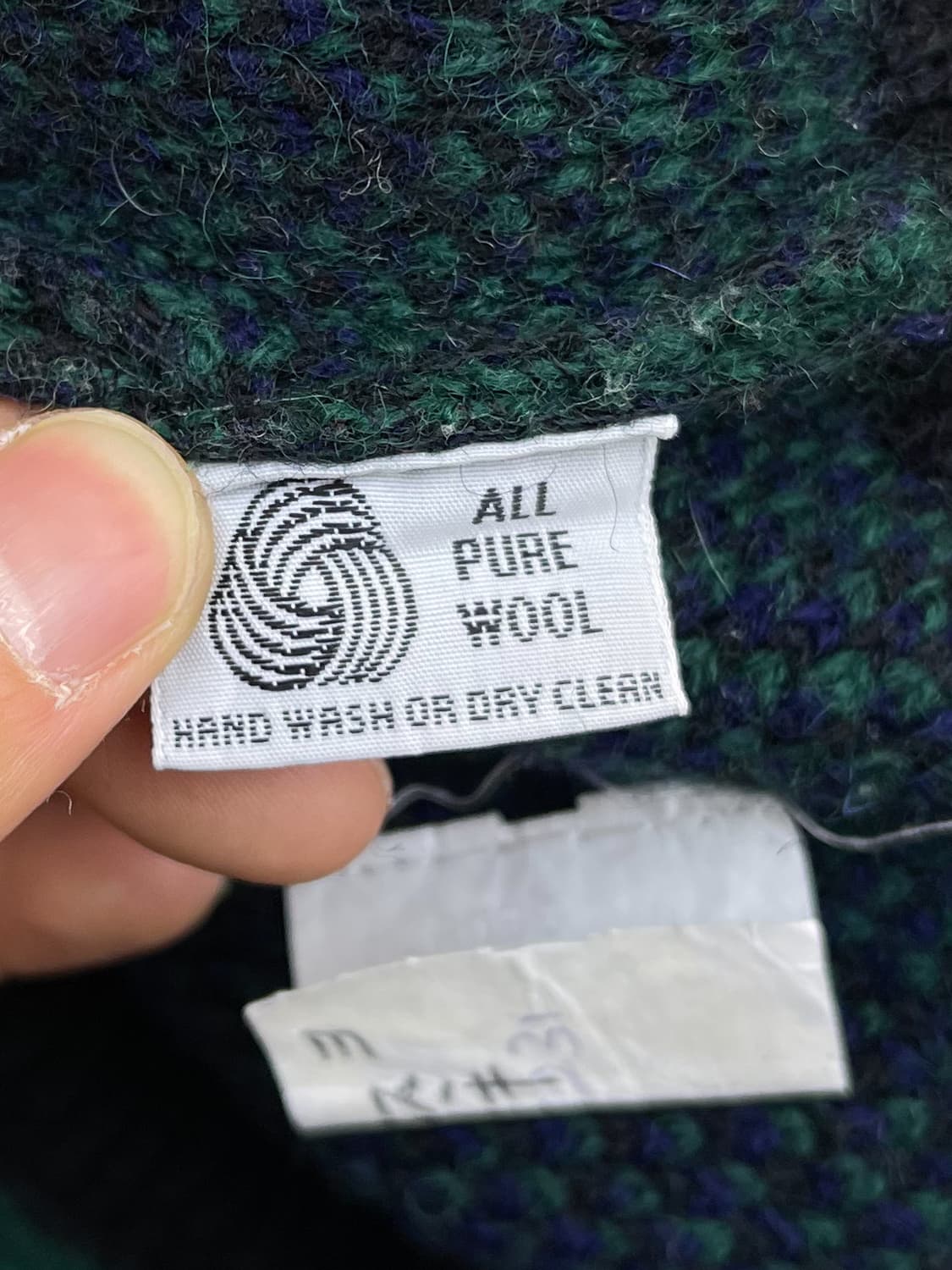 마이클로스 잉글랜드 블랙와치 울 니트 상품이미지8