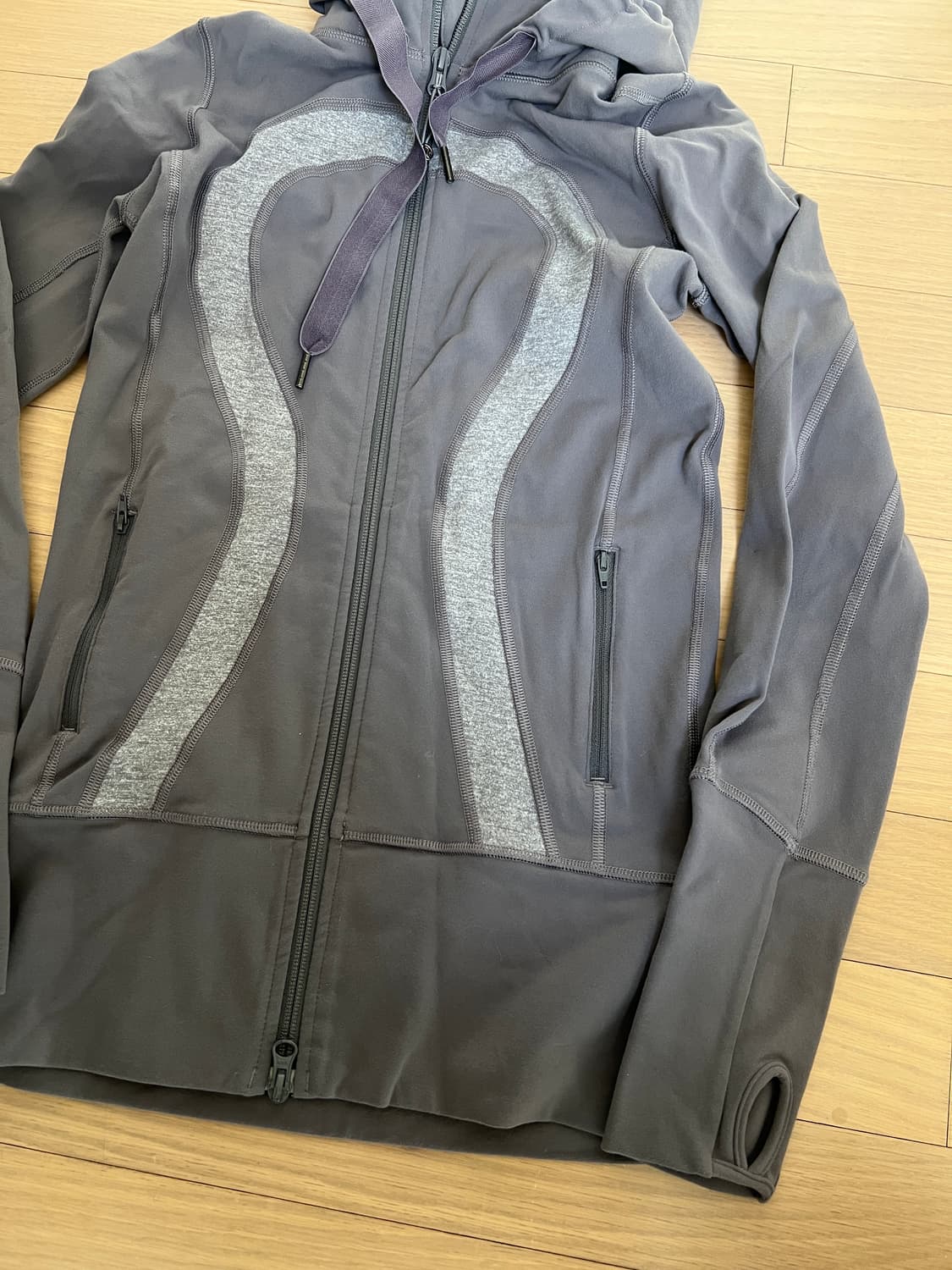 Lululemon Scuba Hoodie - Grey Purple (Si 상품이미지2