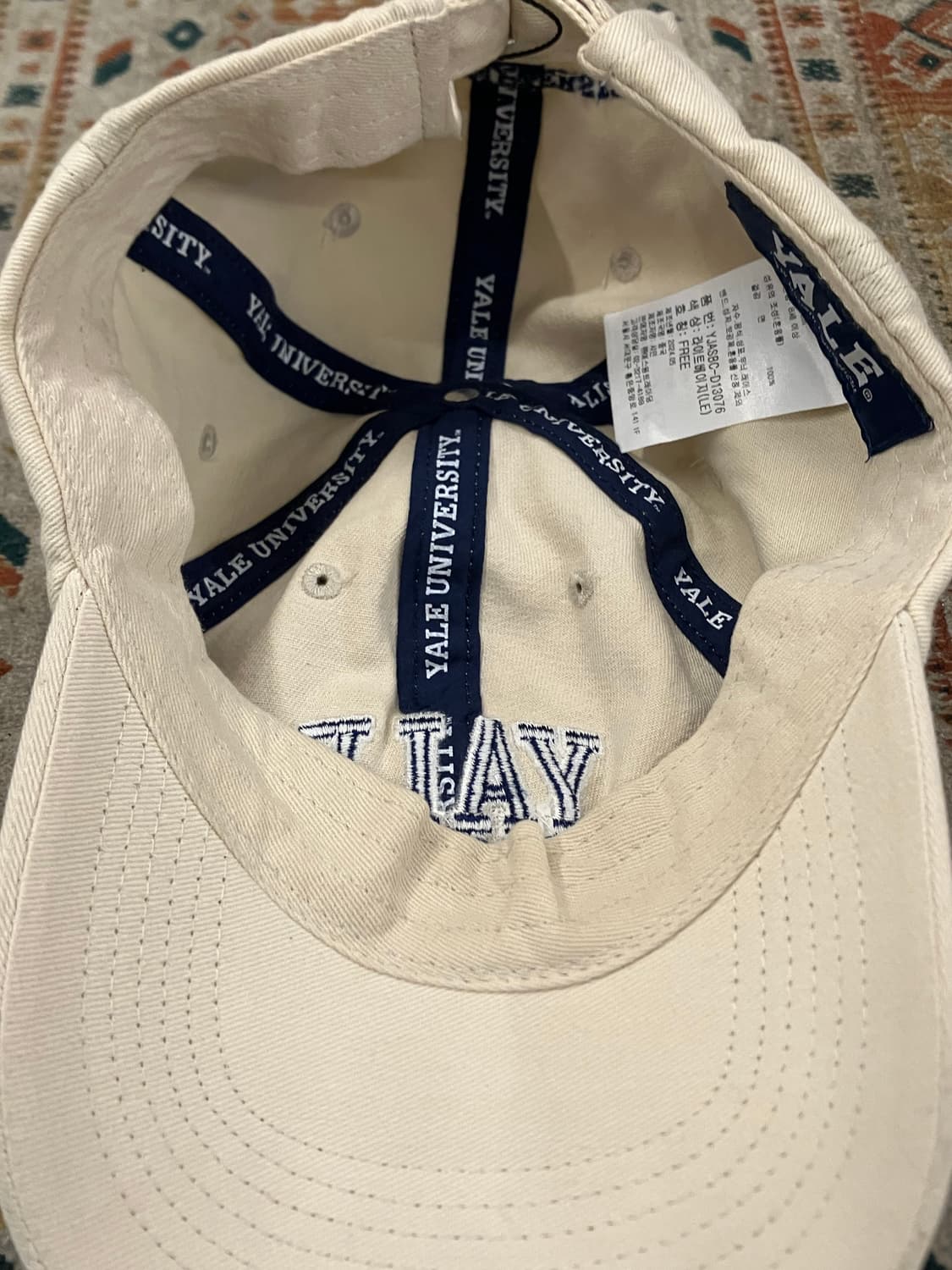 예일 볼캡 모자 베이지  #csz2234 상품이미지2