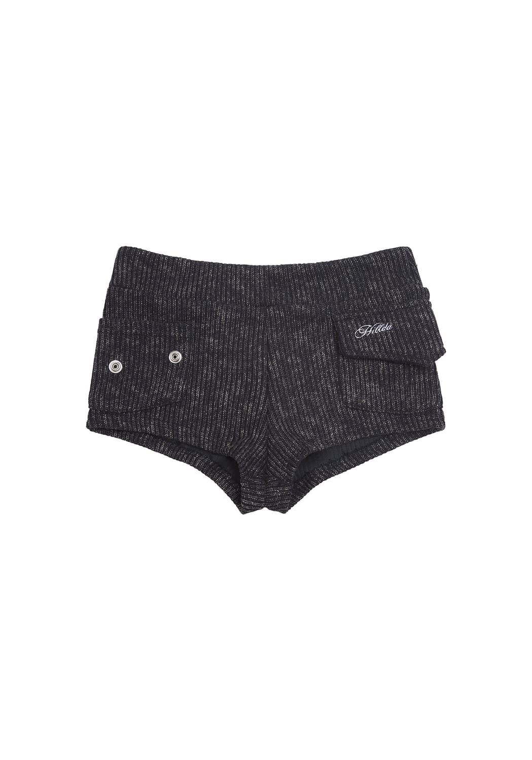 Hillda Fur Knit Short [Black] 상품이미지2