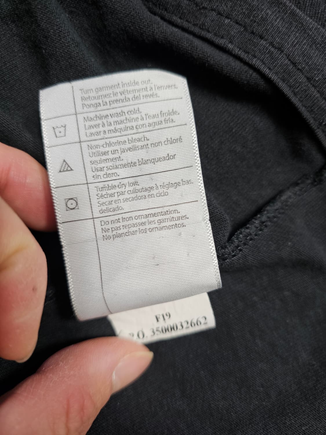 칼하트 블랙 반팔티 M Original Fit 상품이미지6