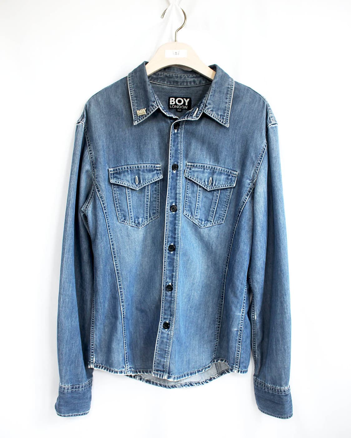 BOY LONDON collar charm denim y2k shirt 상품이미지1