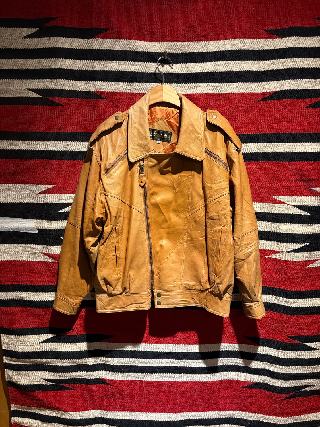 Camel double rider jacket /더블 라이더 바이커자켓 상품이미지1