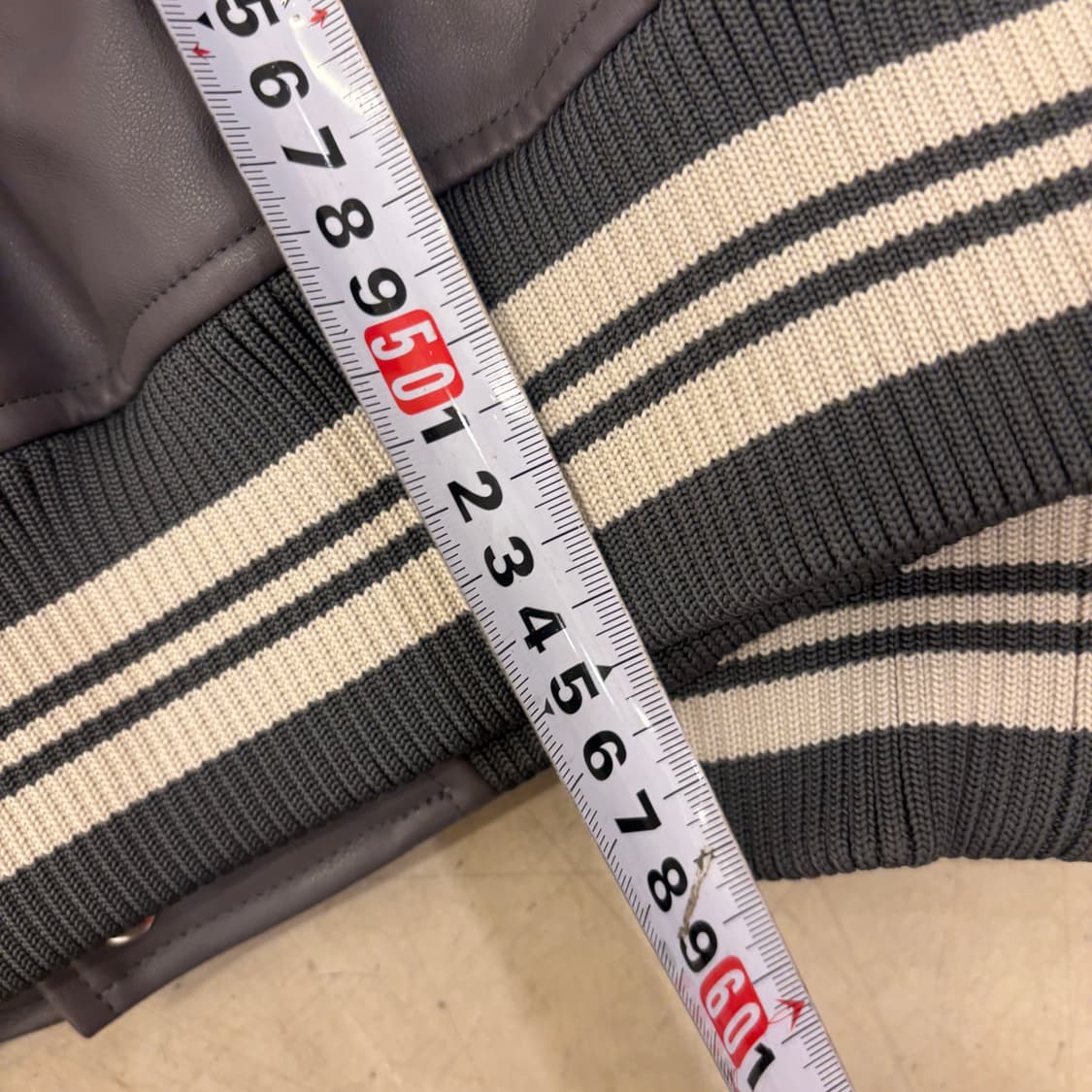 네스티팬시클럽 퍼플 레더 바시티 자켓 상품이미지5