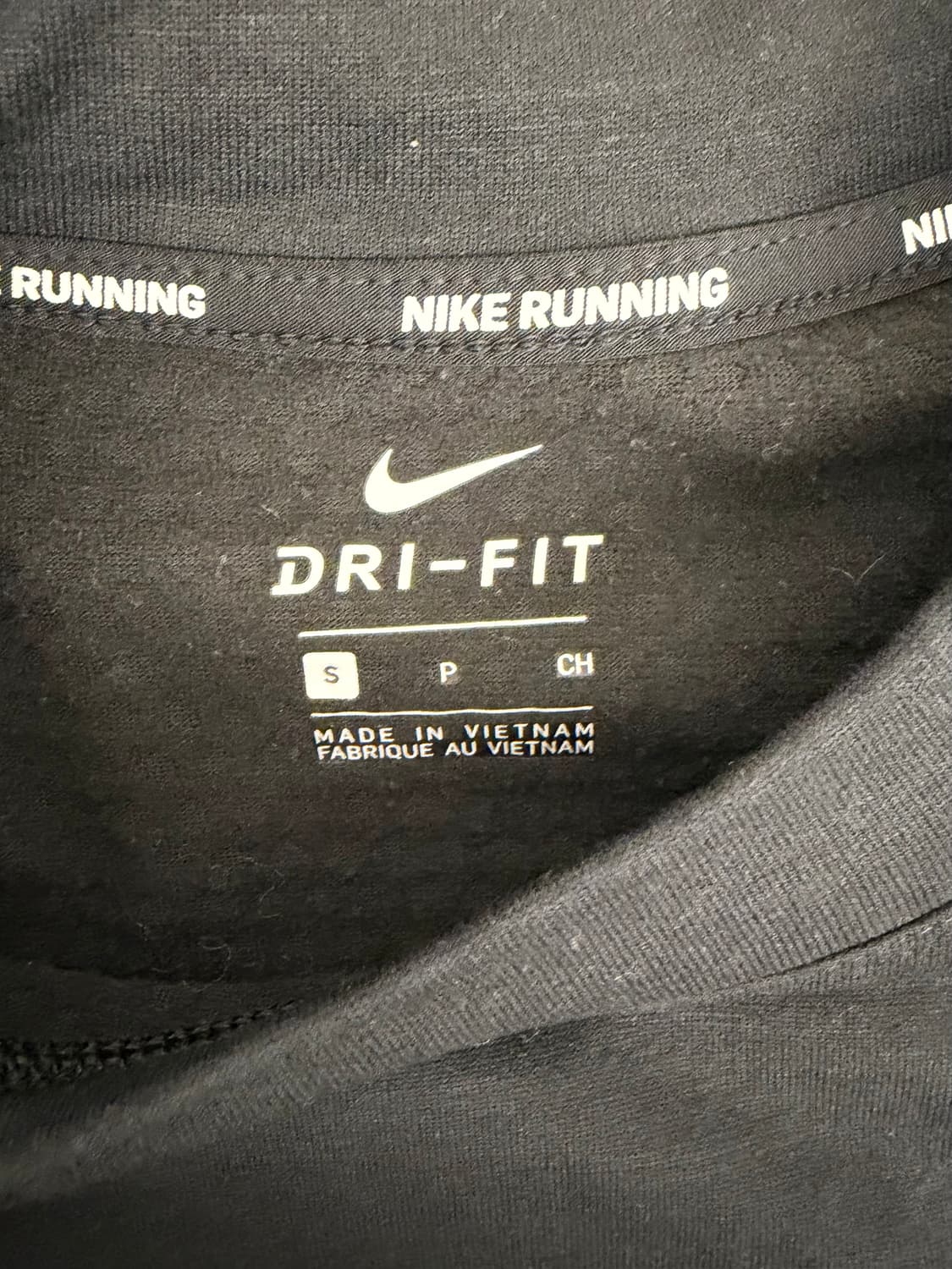 [S] 나이키 러닝 드라이핏 긴팔 티셔츠 블랙 상품이미지2