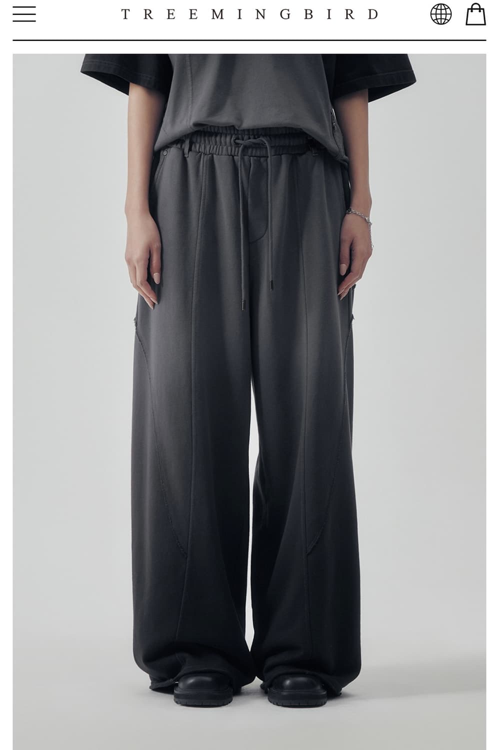 트리밍버드 Gradation Washed Sweat Pants 상품이미지1