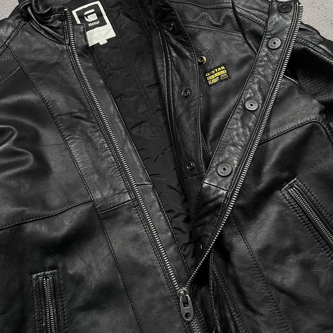 G-Star Raw 지스타 로우 바이커 MFD 레더 자켓 상품이미지3