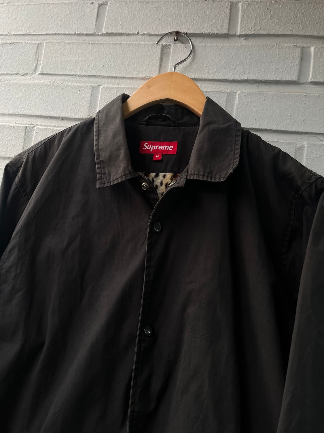 SUPREME leopard coach jacket 상품이미지4