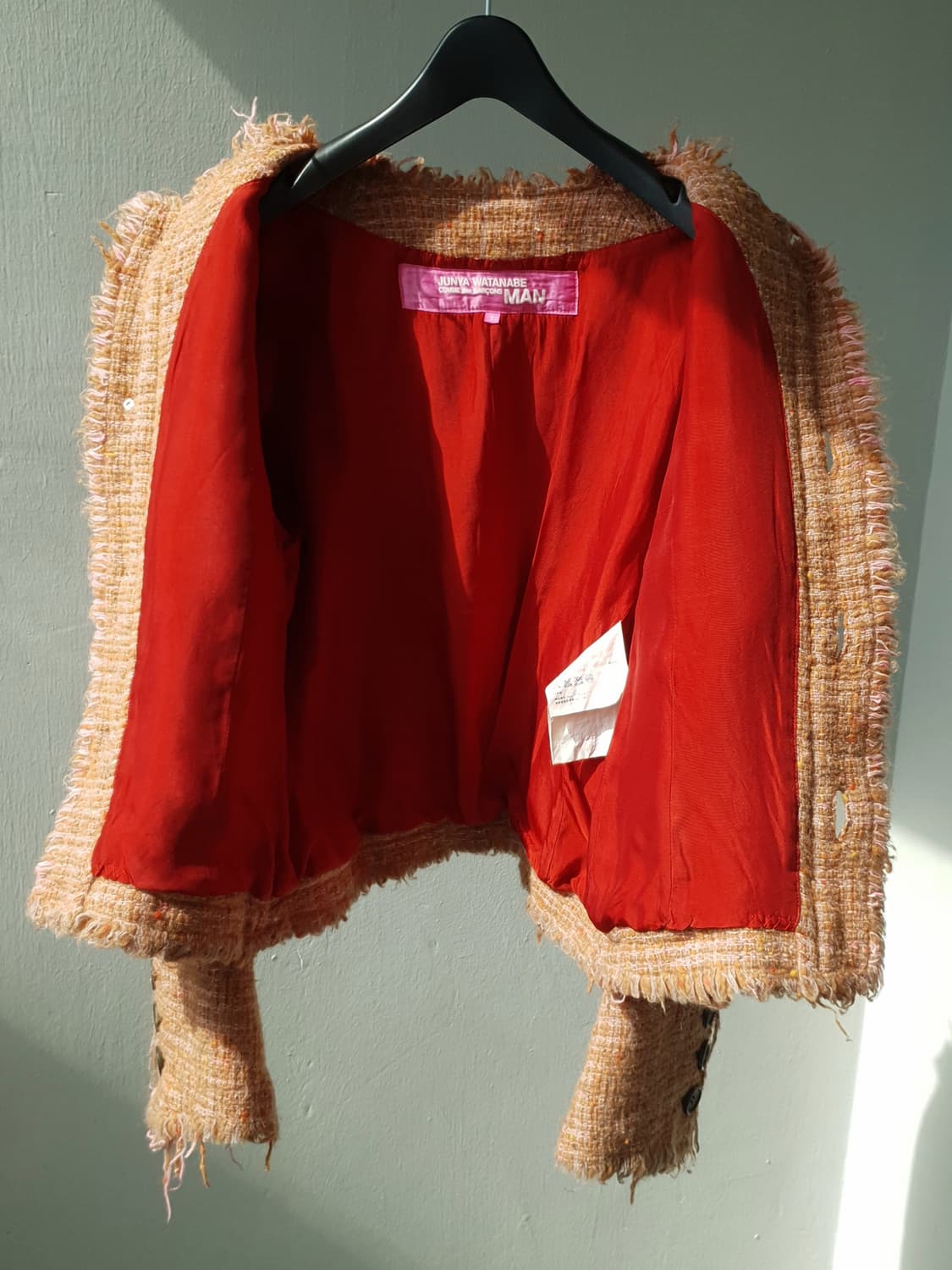 00s Junya Watanabe CDG tweed punk jk 상품이미지9