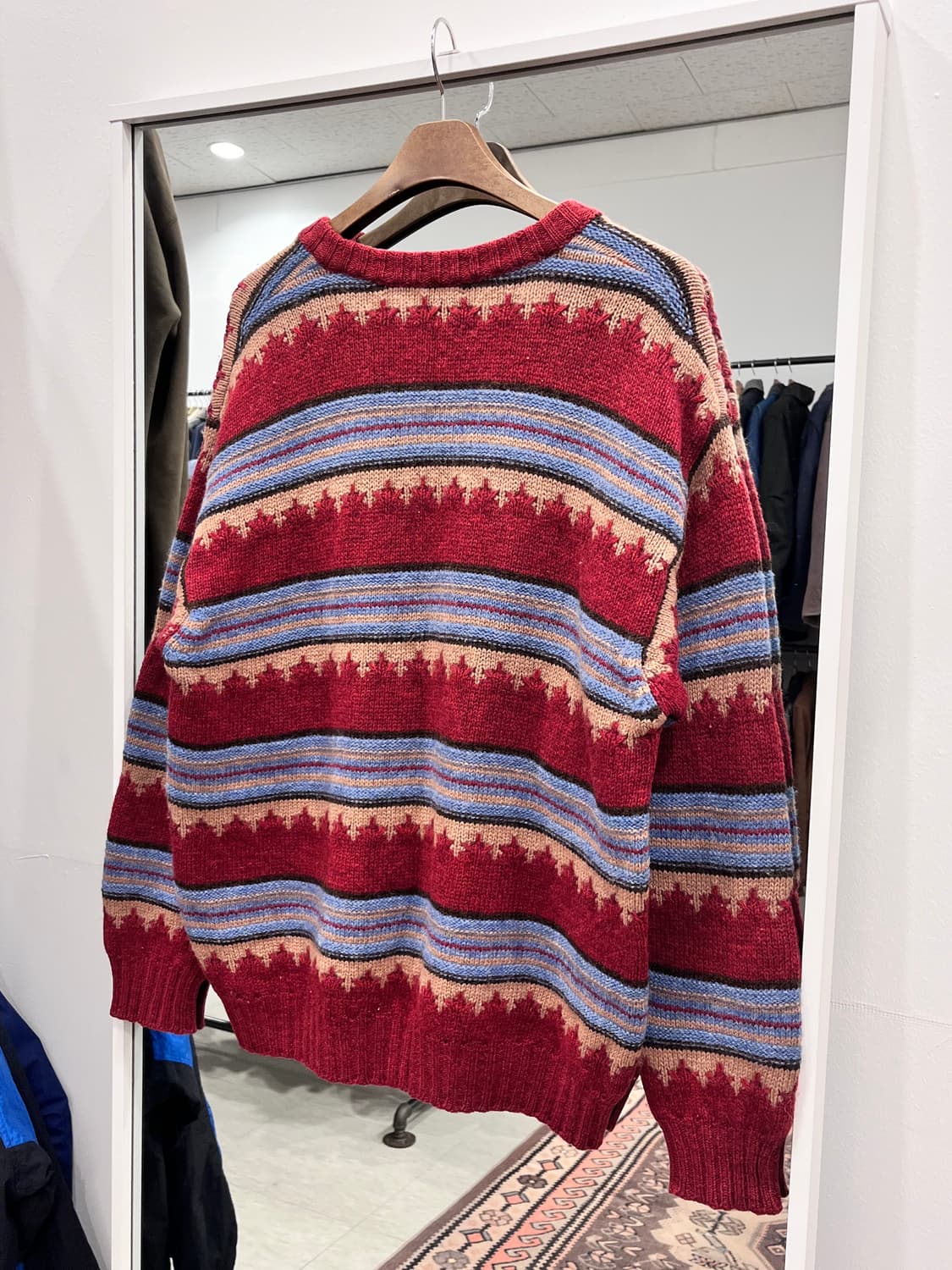 Benetton 베네통 노르딕 울 니트 상품이미지6