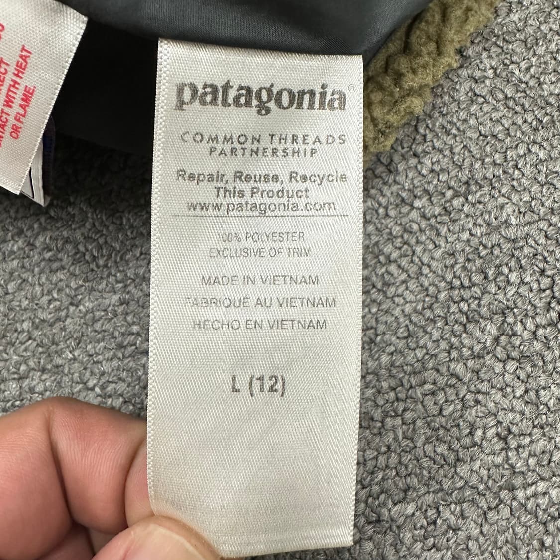 파타고니아 아동 플리스 베스트 상품이미지4