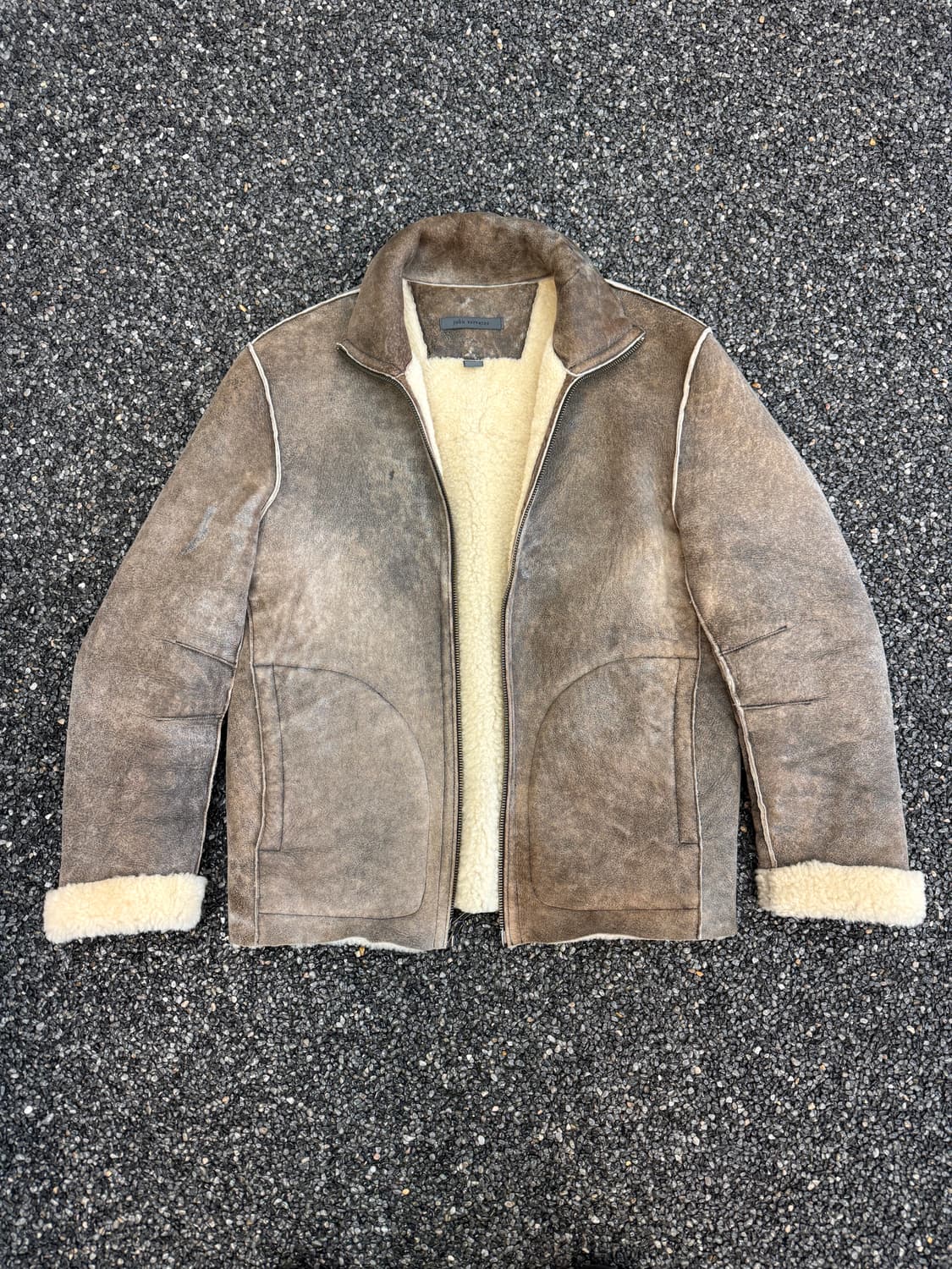 존바바토스 무스탕 레더 자켓 상품이미지1