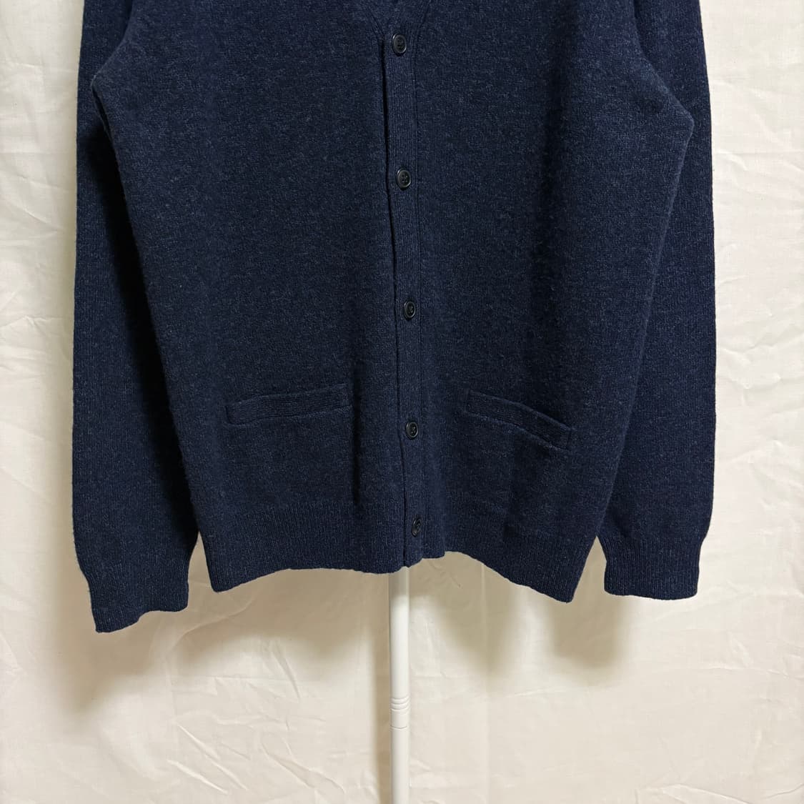 유니클로 램스울 가디건 / 네이비, XL 상품이미지3