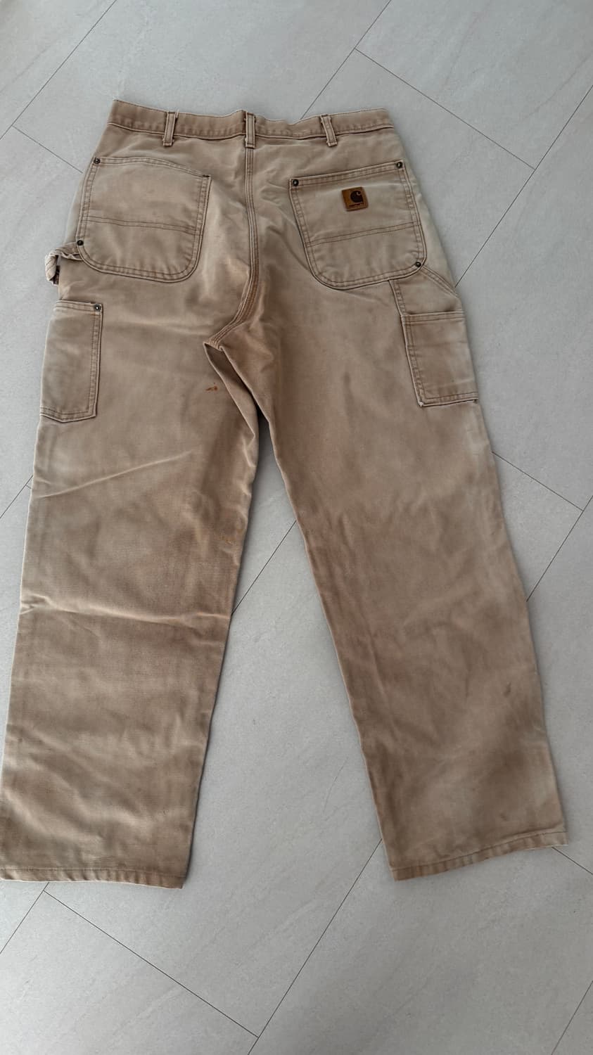 칼하트 더블니 브라운 팬츠 34사이즈 상품이미지3