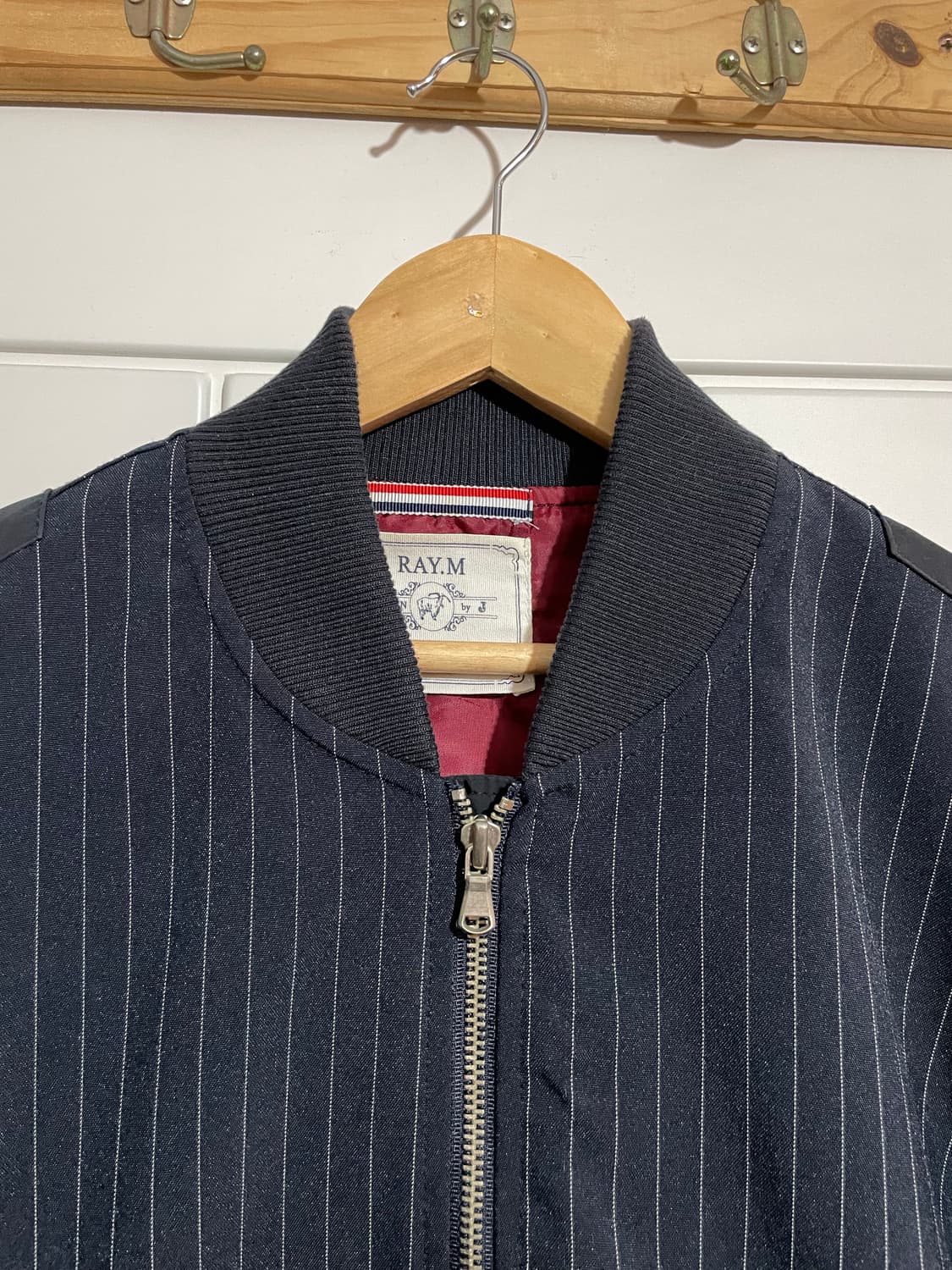 핀스트라이프 블루종 상품이미지4