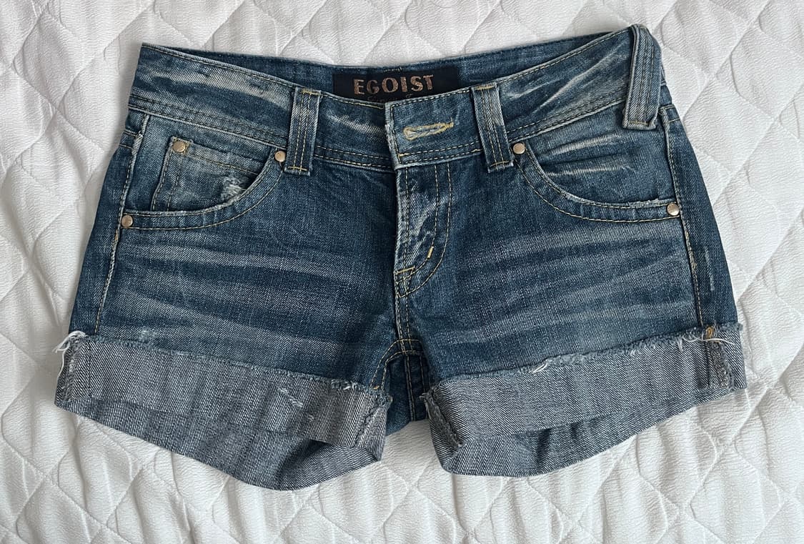 에고이스트 데님 숏팬츠 상품이미지1