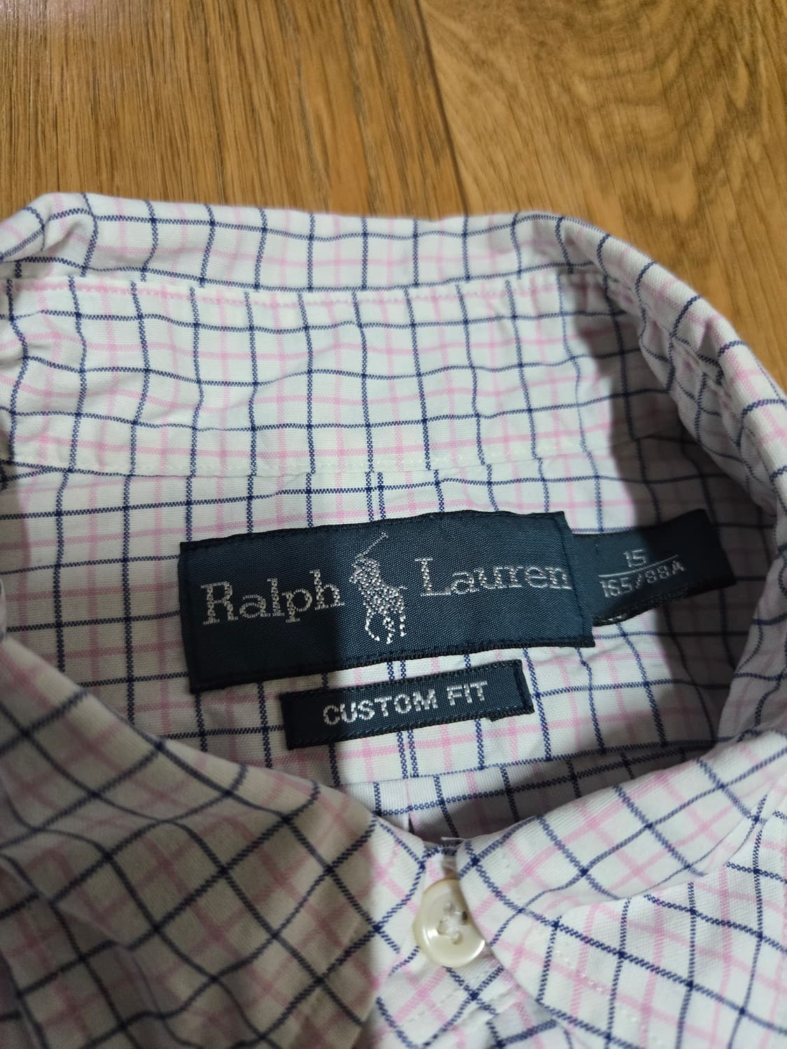 폴로 랄프로렌 남성 체크 반팔 셔츠(M사이즈) 상품이미지5