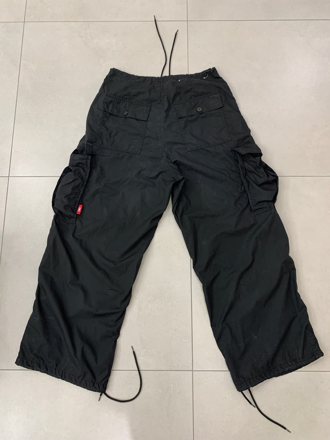 프릭스스토어 나일론 낙하산 팬츠 블랙 m 상품이미지2