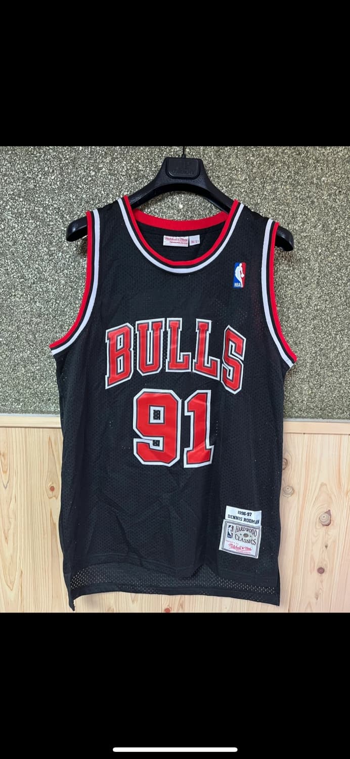 (새상품) Mitchell & Ness 시카고 불스 조던/로드먼 져지 상품이미지7