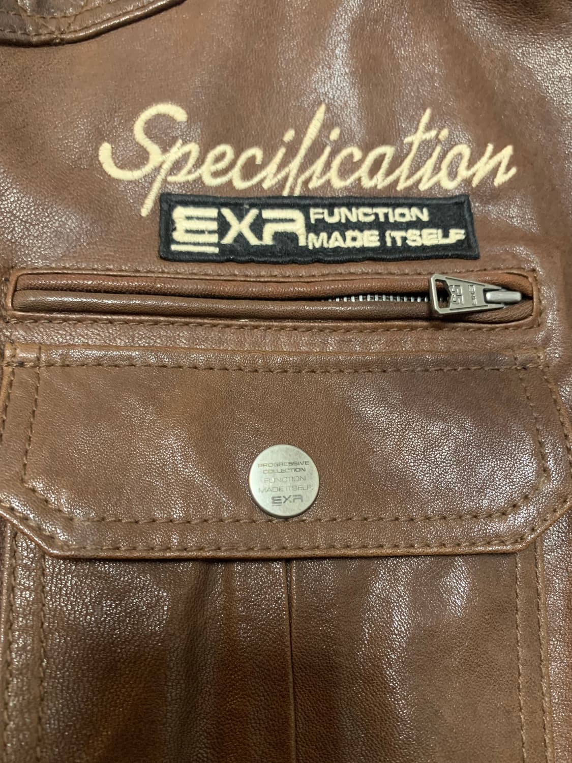 EXR 양가죽 레이싱자켓 상품이미지4