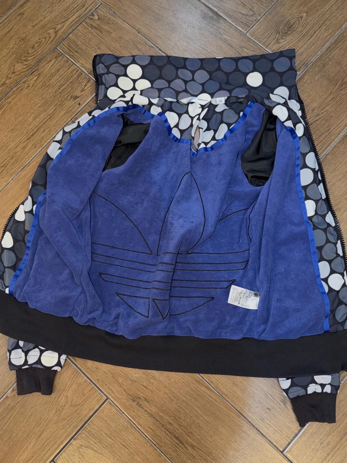 아디다스 도트패턴 하이넥 바람막이 세트 ( 상의+하의 ) 상품이미지8