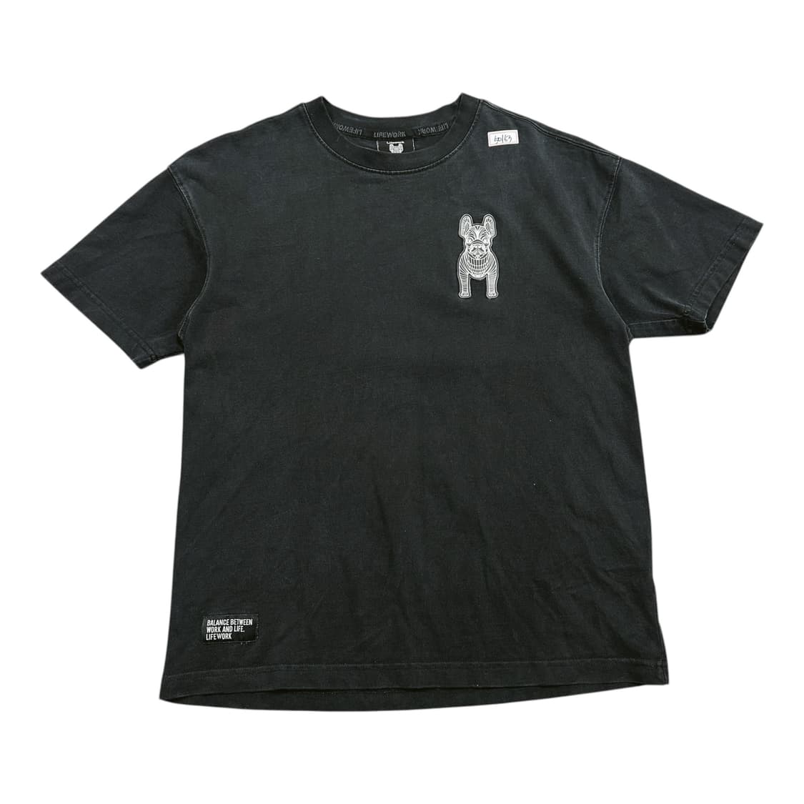 ✨ (바배) 라이프워크 블랙 반팔티 상품이미지1