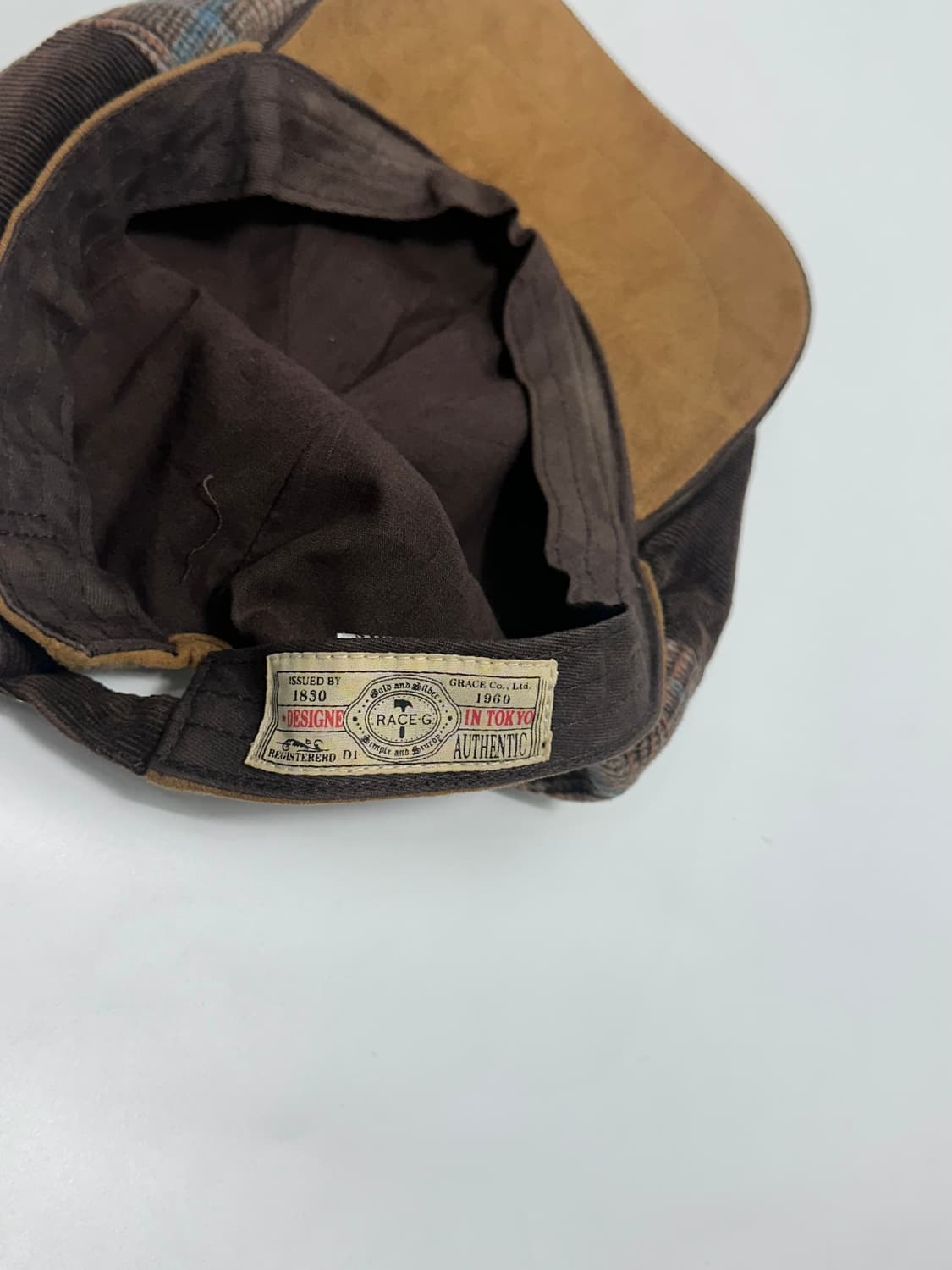 race-g 빈티지 패치워크 헌팅캡 일본빈티지 상품이미지8