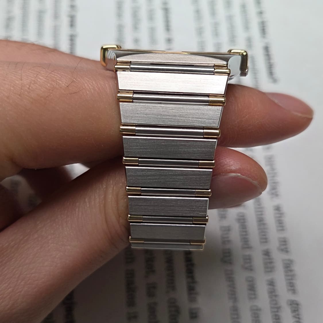 빈티지 오메가 컨스틸레이션 골드콤비 하프바 쿼츠 남성용 브레이슬릿 ver 상품이미지6