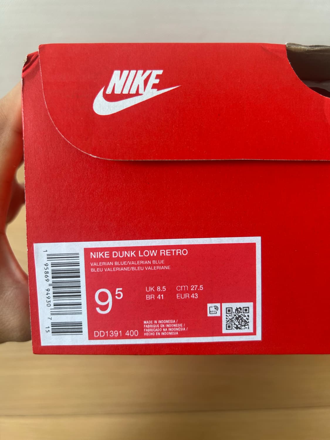 [새상품] Nike Dunk Low Retro Valerian Blue  상품이미지2