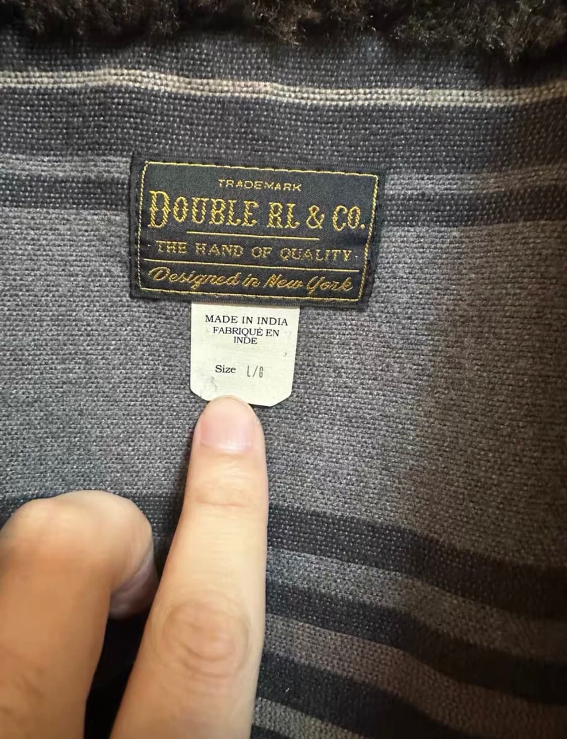 rrl 그리즐리자켓 L 상품이미지4