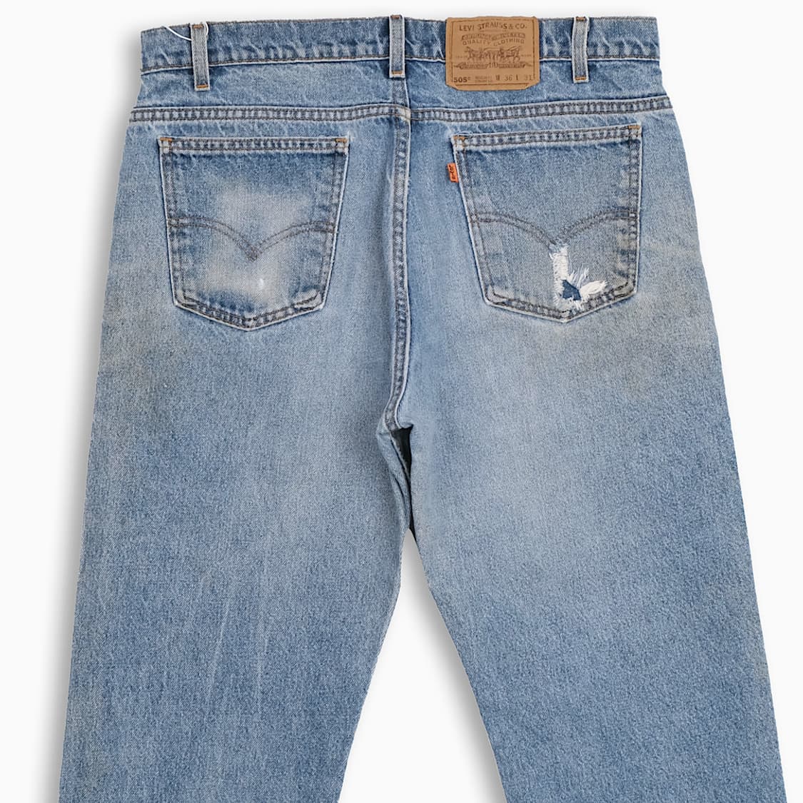 리바이스 505 오렌지탭 연청 90s USA 35인치 OR50536172 상품이미지6