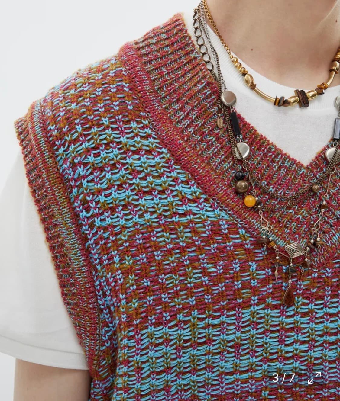 택포) 앤더슨벨 마레 모헤어 20 니트 베스트 조끼 상품이미지4