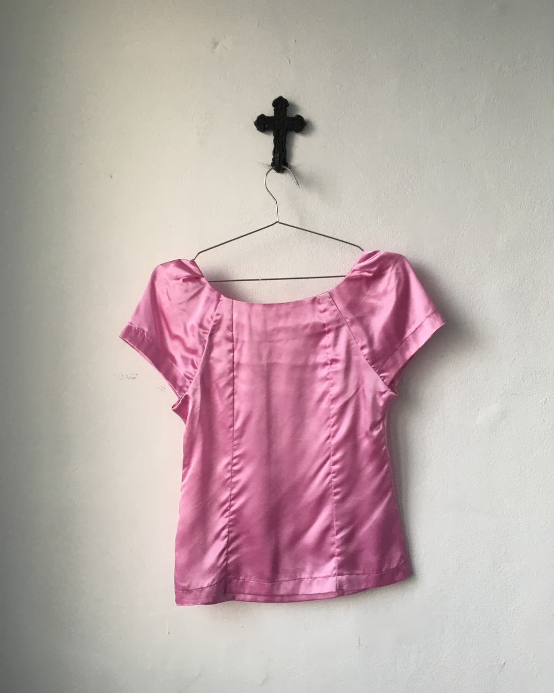 Glossy pink top 상품이미지4
