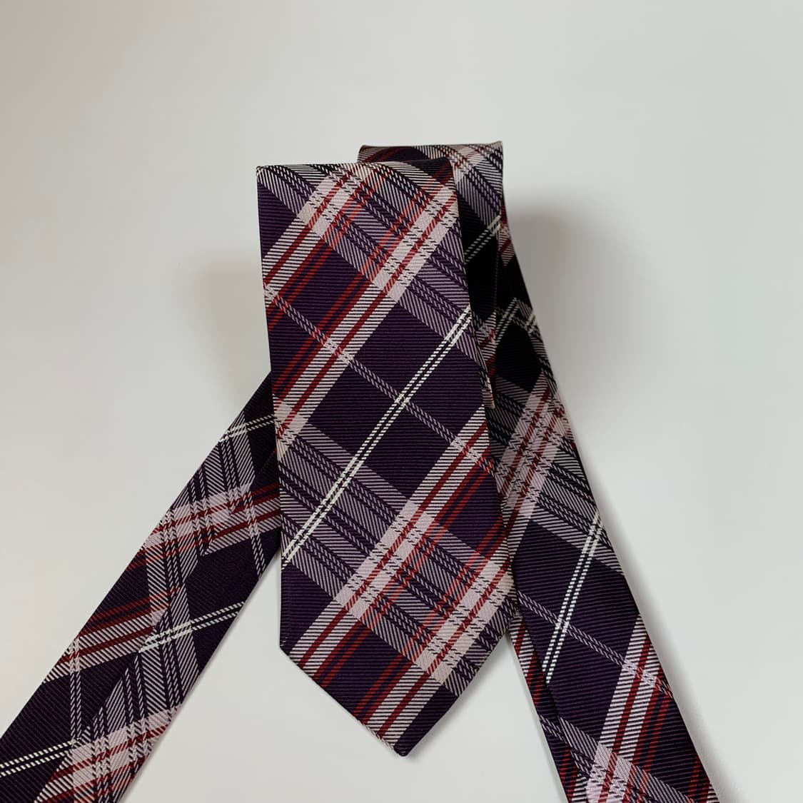 버버리(BURBERRY) 노바체크 슬림넥타이 블랙라벨 최상급 7cm 상품이미지10