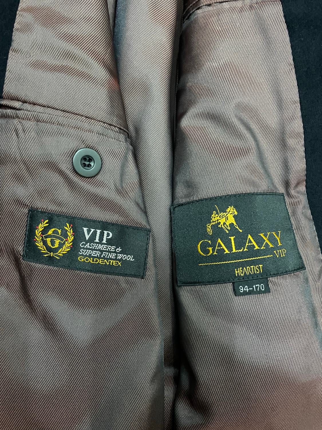 갤럭시 vip 캐시미어 수퍼파인울 골든텍스 롱코트 블랙 상품이미지8