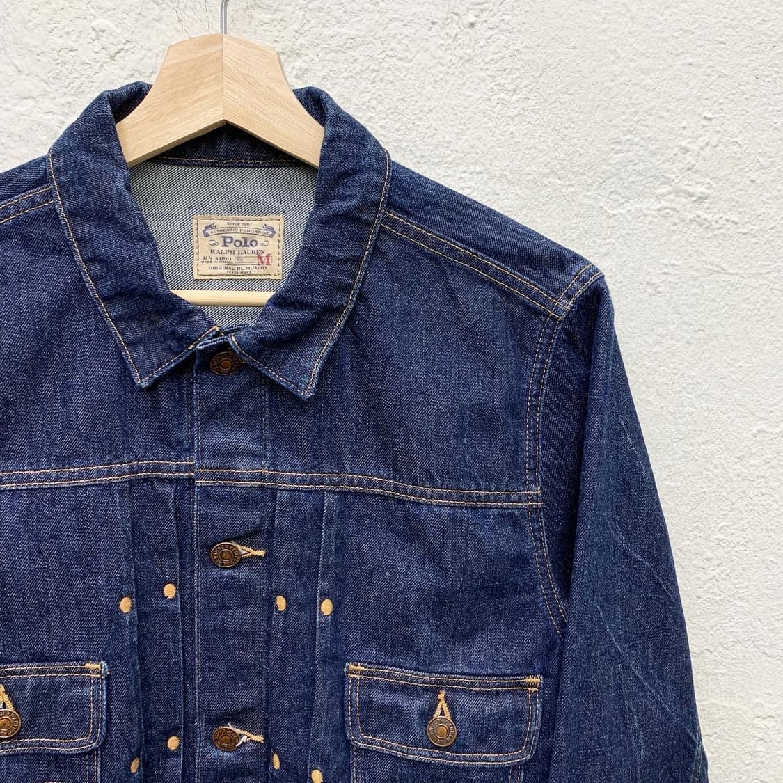 폴로 랄프로렌 인디고 덩거리 데님 지쟌 자켓 상품이미지3