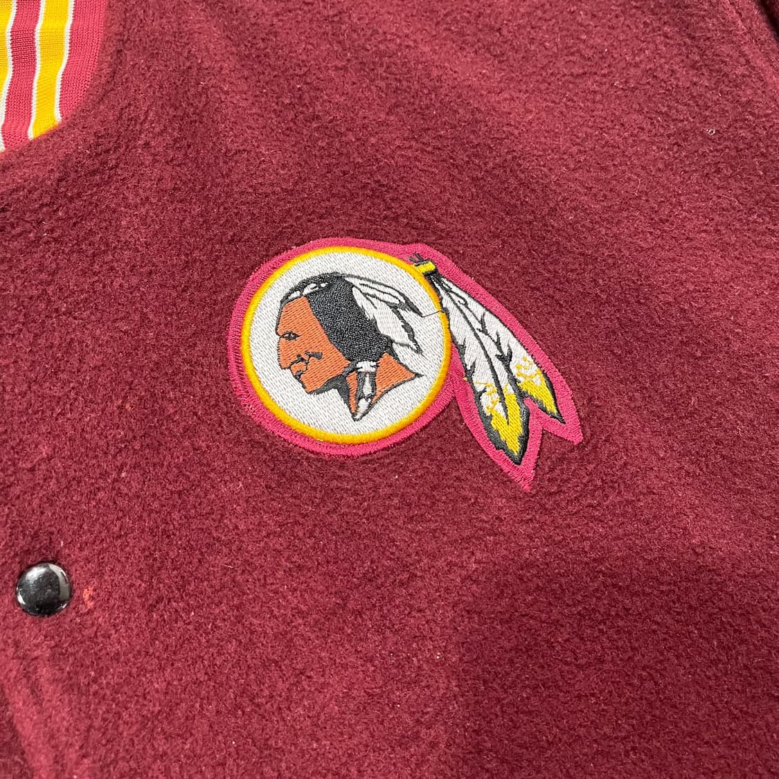 워싱턴 레드스킨스 인디언 트라이벌 바시티 자켓 상품이미지5