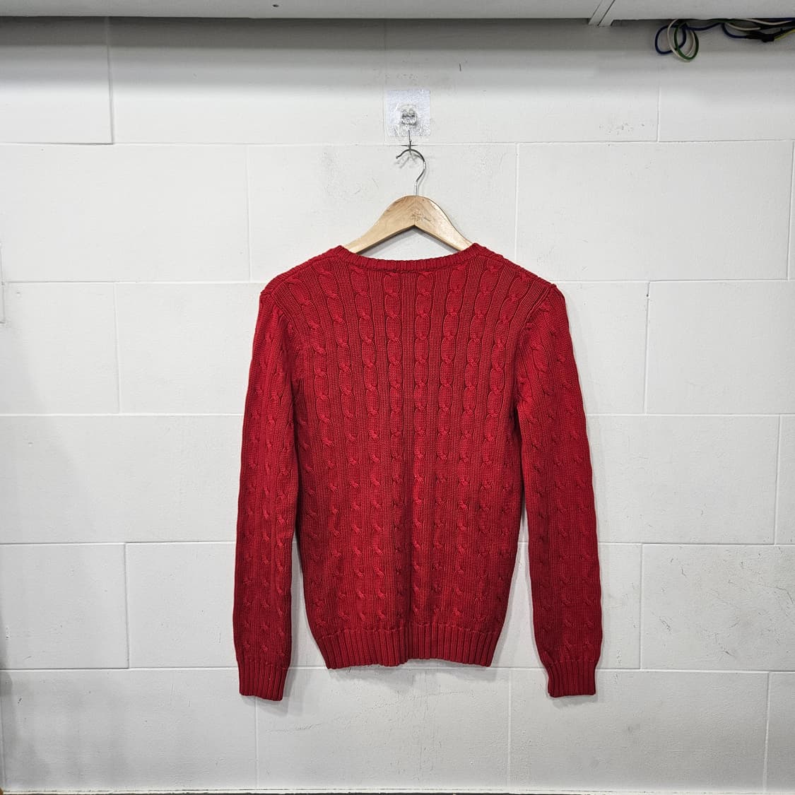 폴로 랄프로렌 브이넥 꽈배기니트 상품이미지5