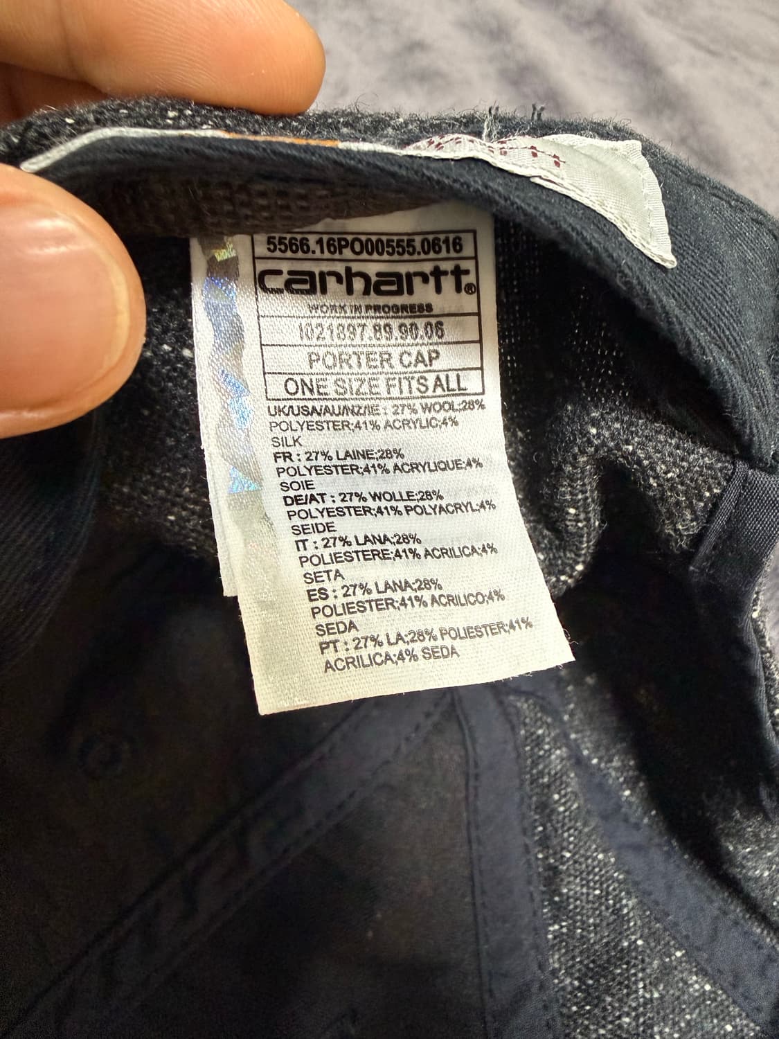 칼하트 윕 포터캡 상품이미지3