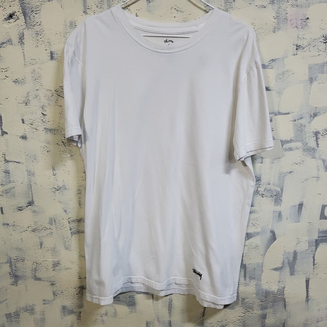 스투시 STUSSY 화이트 반팔 티셔츠  상품이미지1