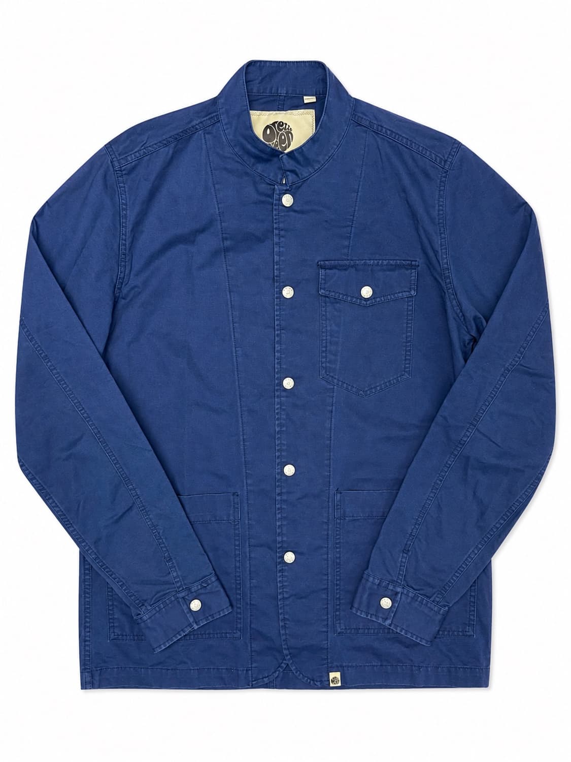 Pretty Green 노카라 네이비 오버셔츠 상품이미지3
