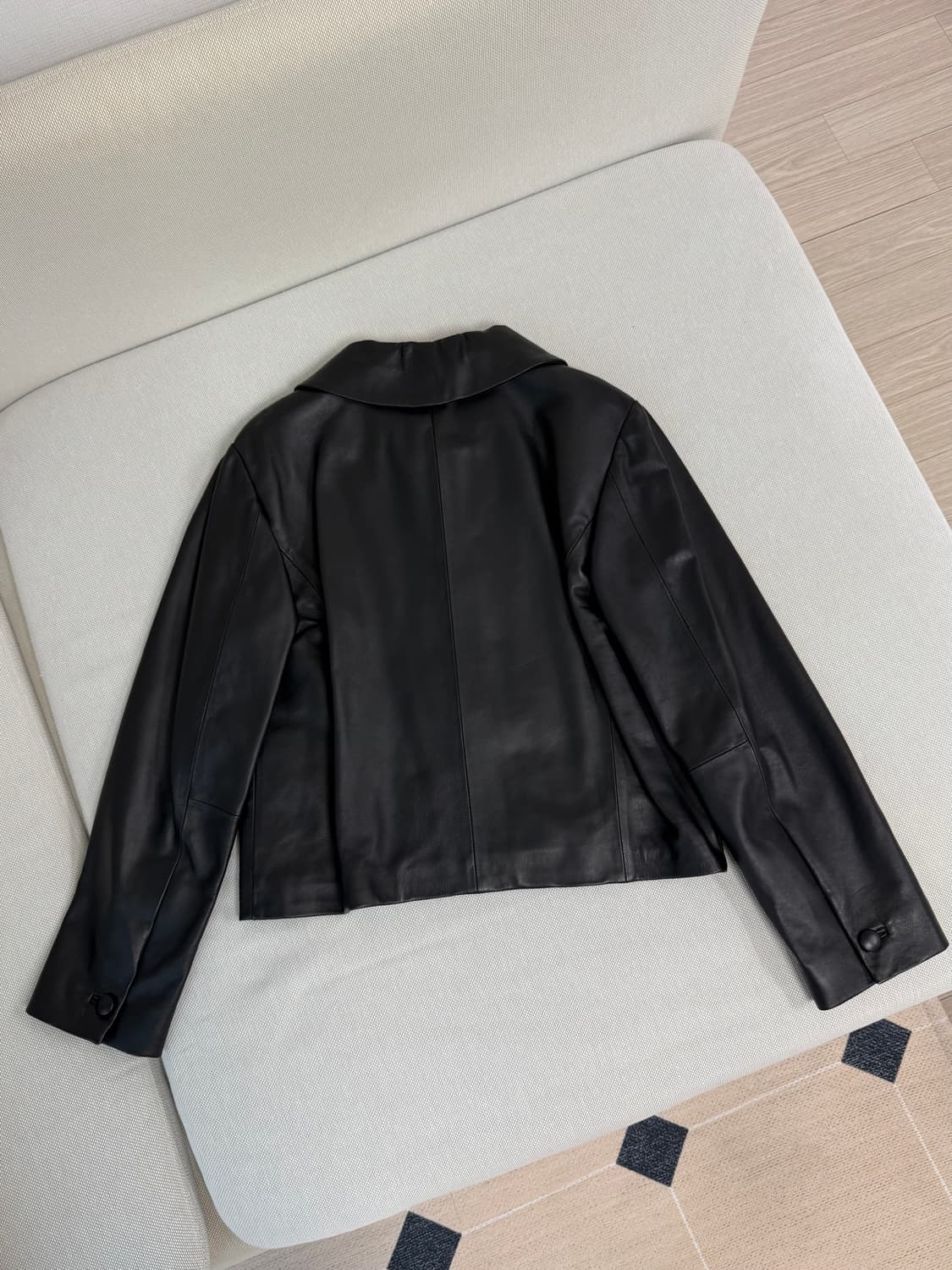 masion de sperone 양가죽 자켓 블랙 상품이미지4