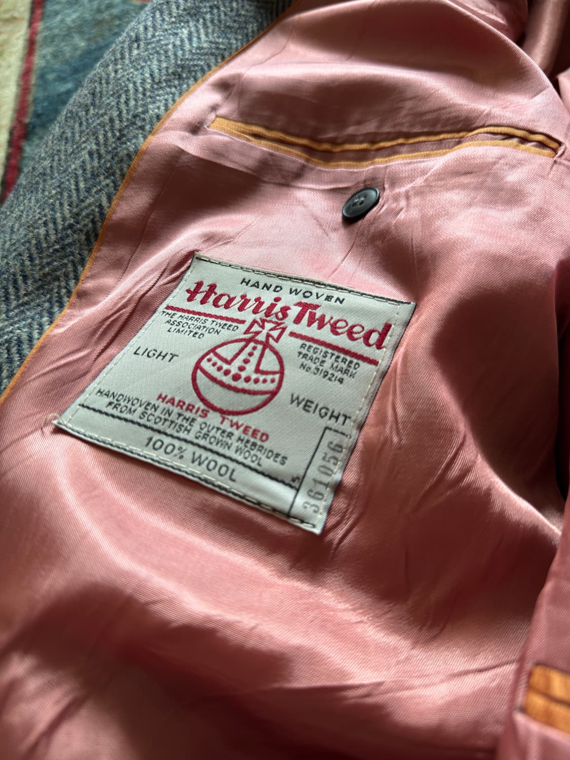 해리스트위드 블레이크 헤링본 울 블레이저 상품이미지9