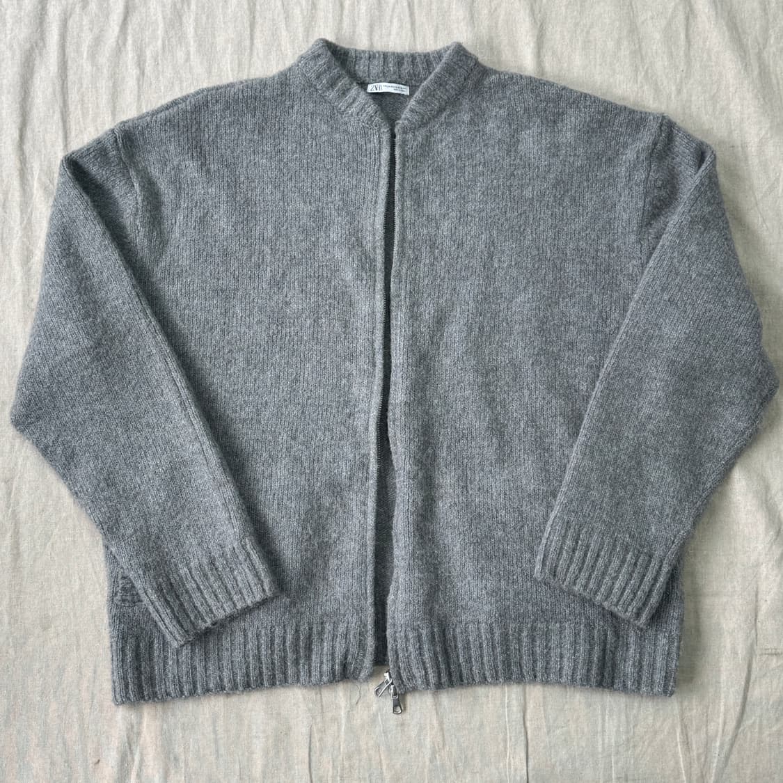 자라 라운드 투웨이 모헤어 가디건 XL 상품이미지1