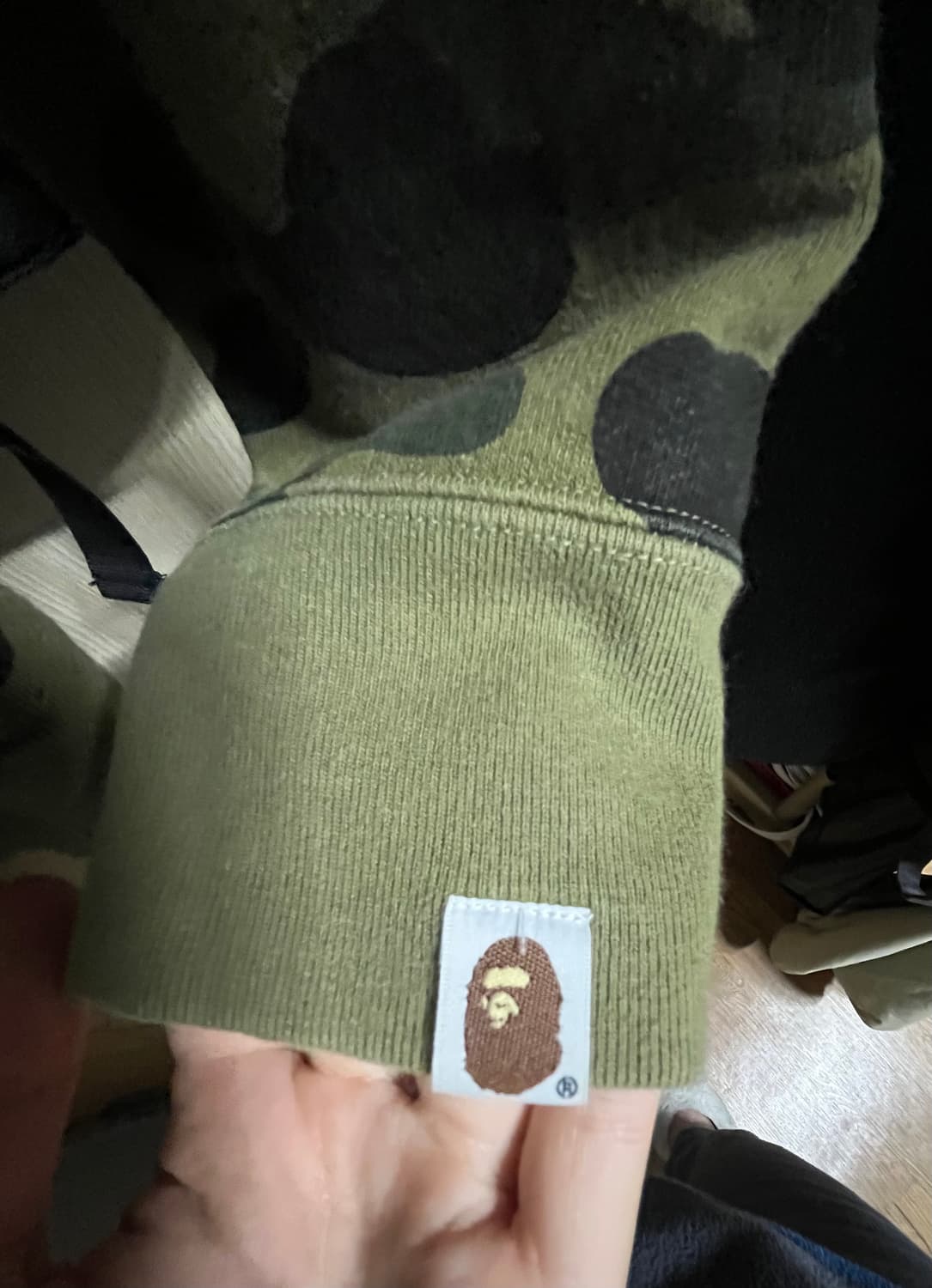 베이프 카모 샤크 후드 집업 M 상품이미지6