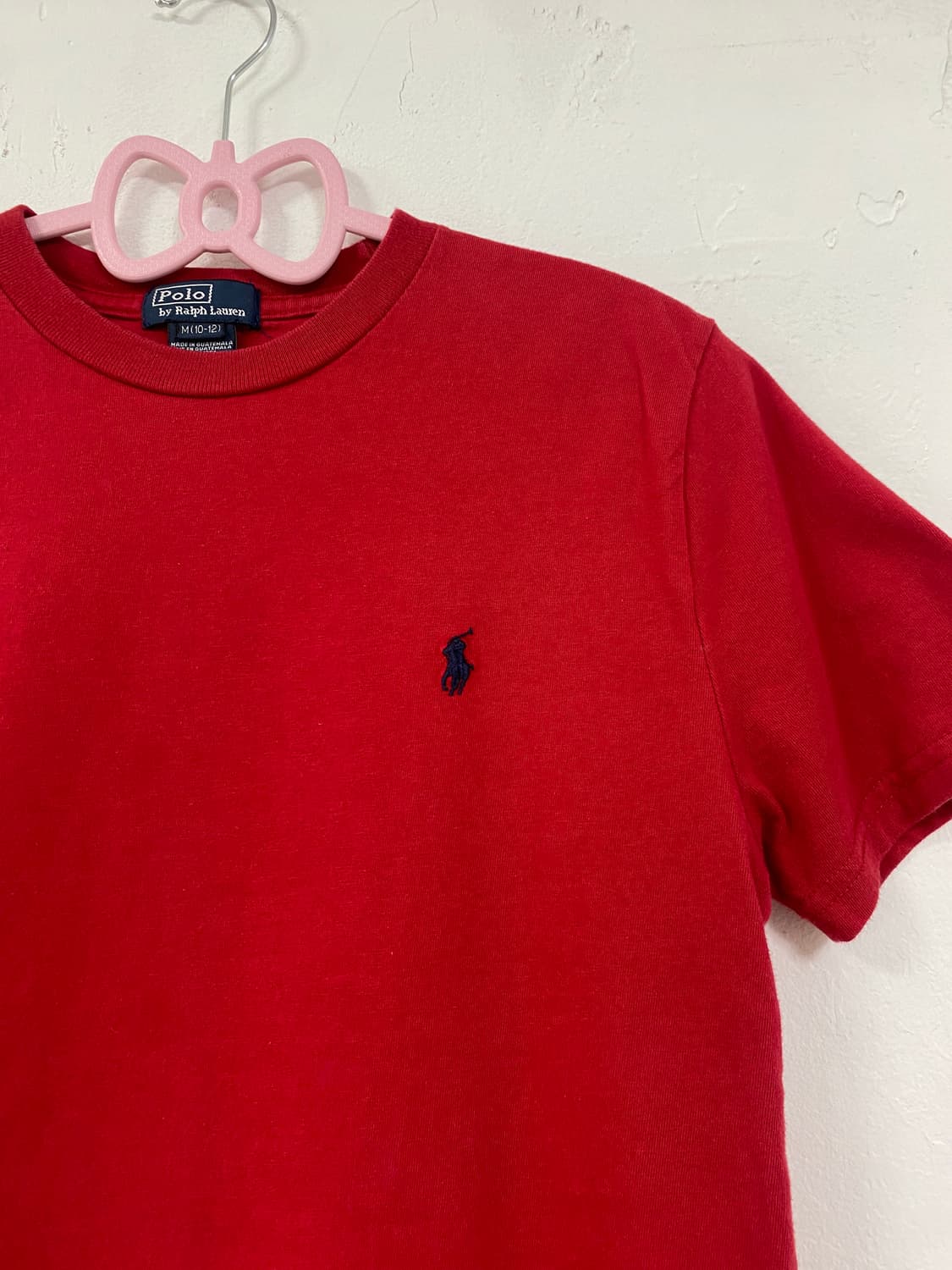 POLO RALPH LAUREN RED T-SHIRT 상품이미지3