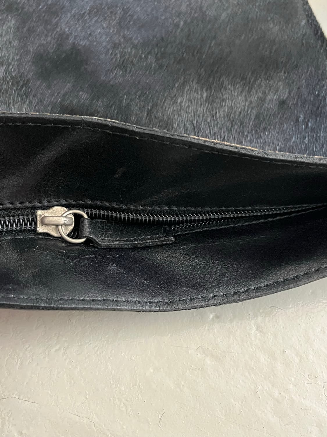 빈티지 카프스킨 크로스 백 송치 숄더 백 프랑스제 상품이미지4