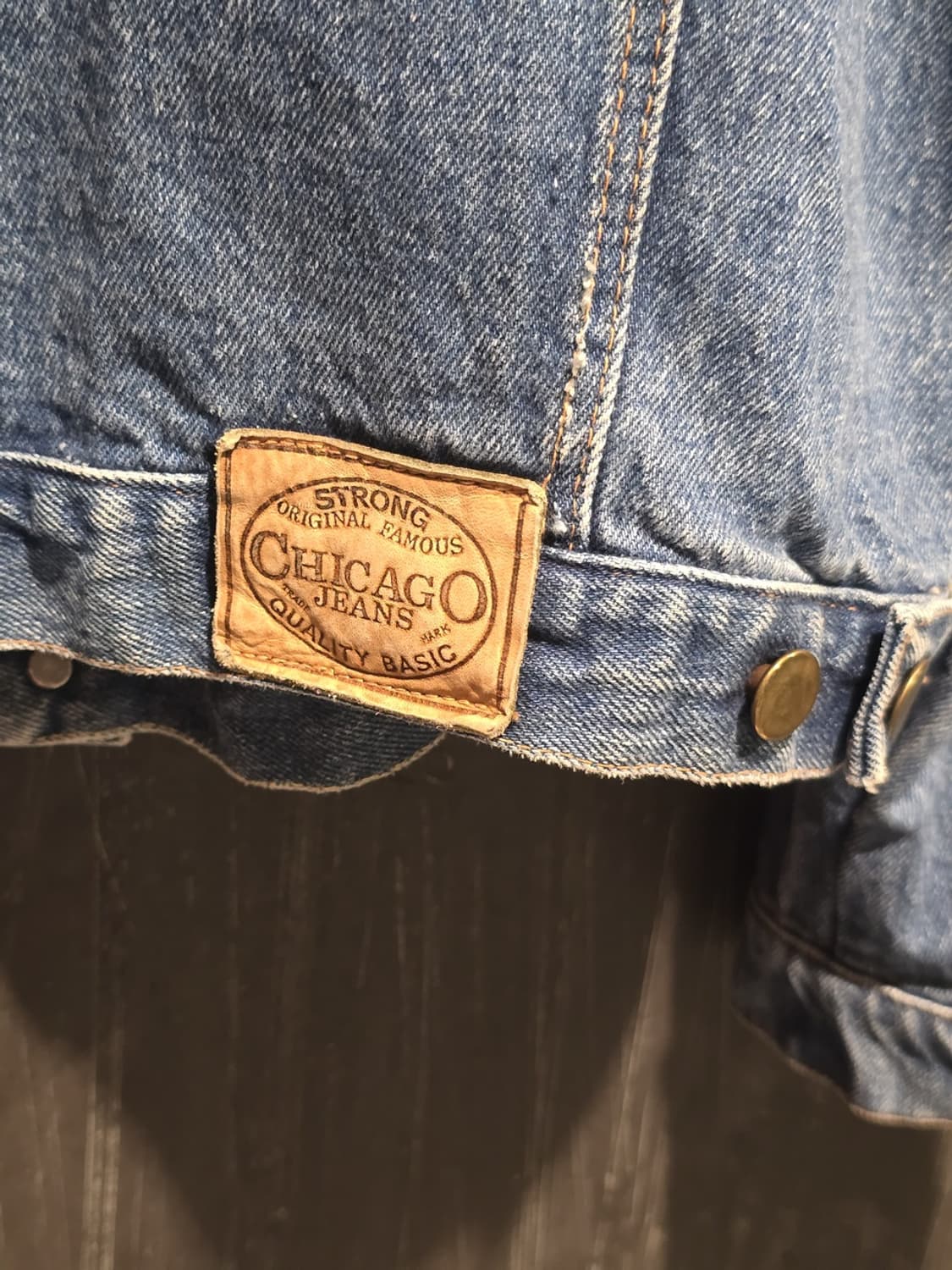 90s CHICAGO JEANS Denim Jacket 상품이미지6