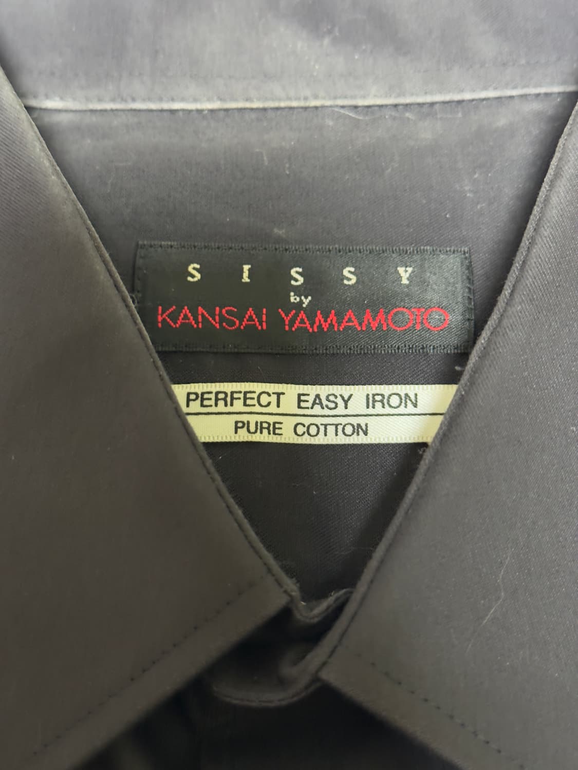 SISSY by KANSAI YAMAMOTO 디자이너 블랙 셔츠 상품이미지2