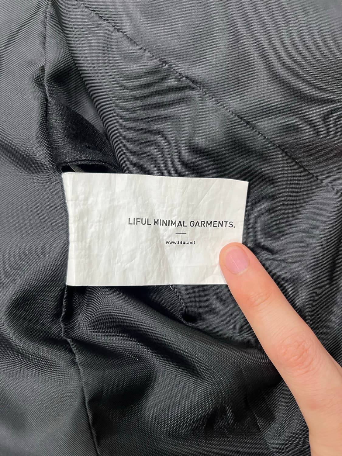 liful nylon jacket black 상품이미지6